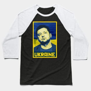 Zelensky Ukraine Flag Baseball T-Shirt